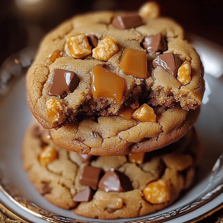 Indulgent Butterfinger Caramel Crunch Cookies Recipe
