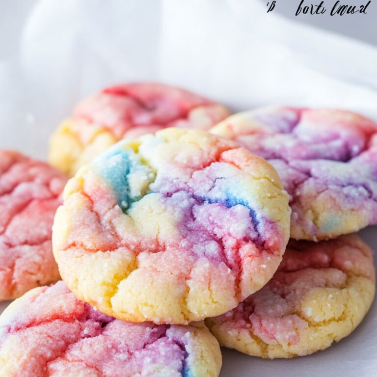 Vibrant Tie Dye Cookies Recipe