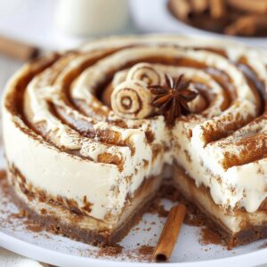 Cinnamon Roll Cheesecake Recipe