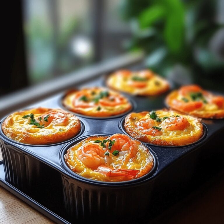Crispy Muffin Pan Prawn Frittatas Recipe