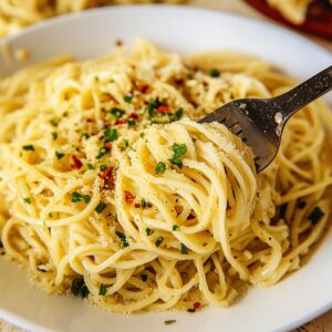 Silky Garlic Butter Noodles Recipe