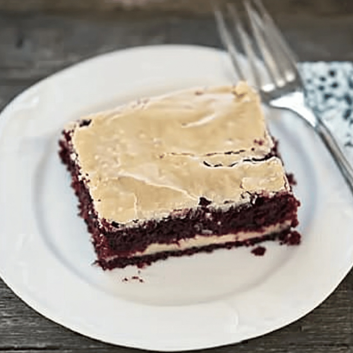 Heavenly Red Velvet Gooey Butter Cake Recipe