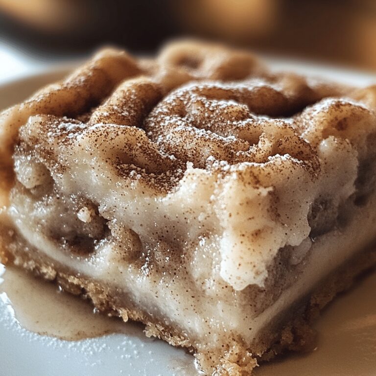 Gooey Cinnamon Roll Blondies Recipe