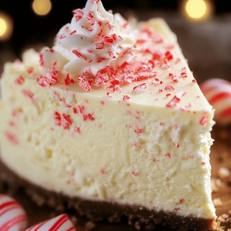 Dreamy Peppermint White Chocolate Cheesecake Recipe