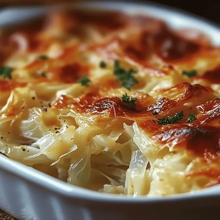 Hearty Cabbage Casserole Recipe