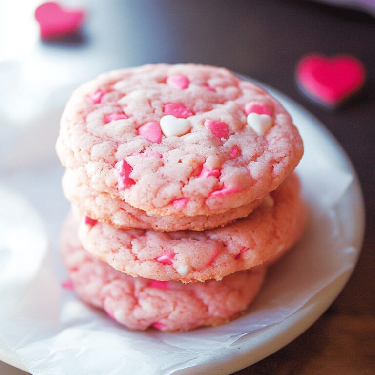 Romantic Valentines Day Cake Mix Cookies Recipe