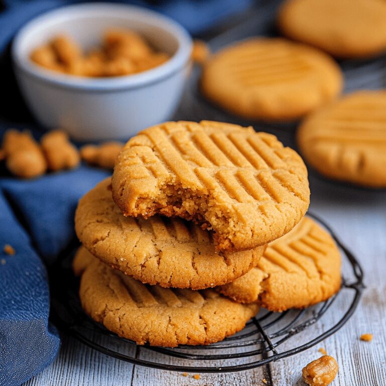Old-Fashioned Peanut Butter Cookies Recipe