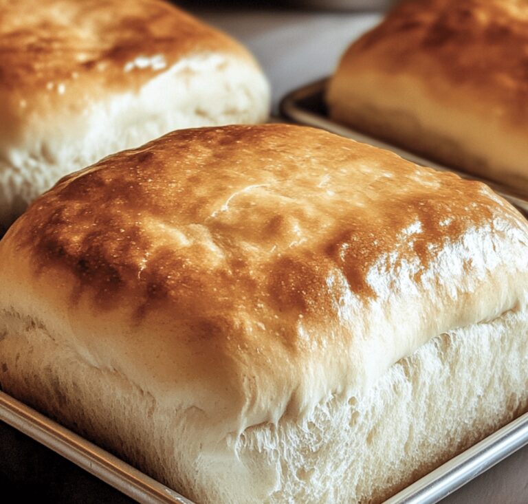 Rustic Homemade White Bread Recipe