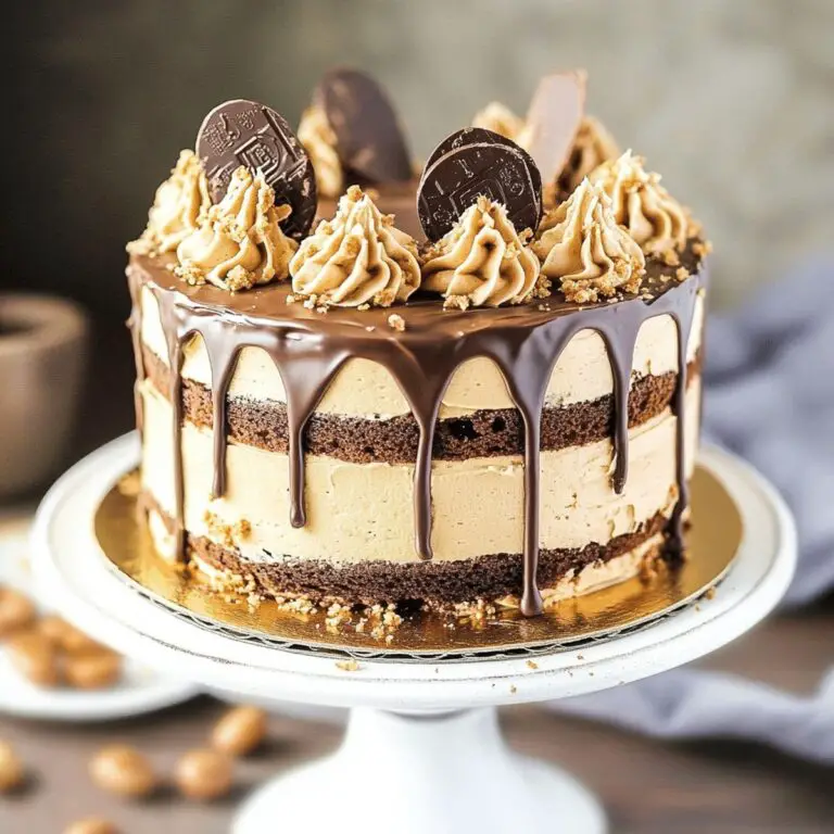 Decadent Peanut Butter Chocolate Layer Cake Recipe