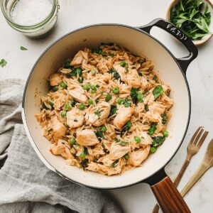 High Protein Chicken Orzo Recipe