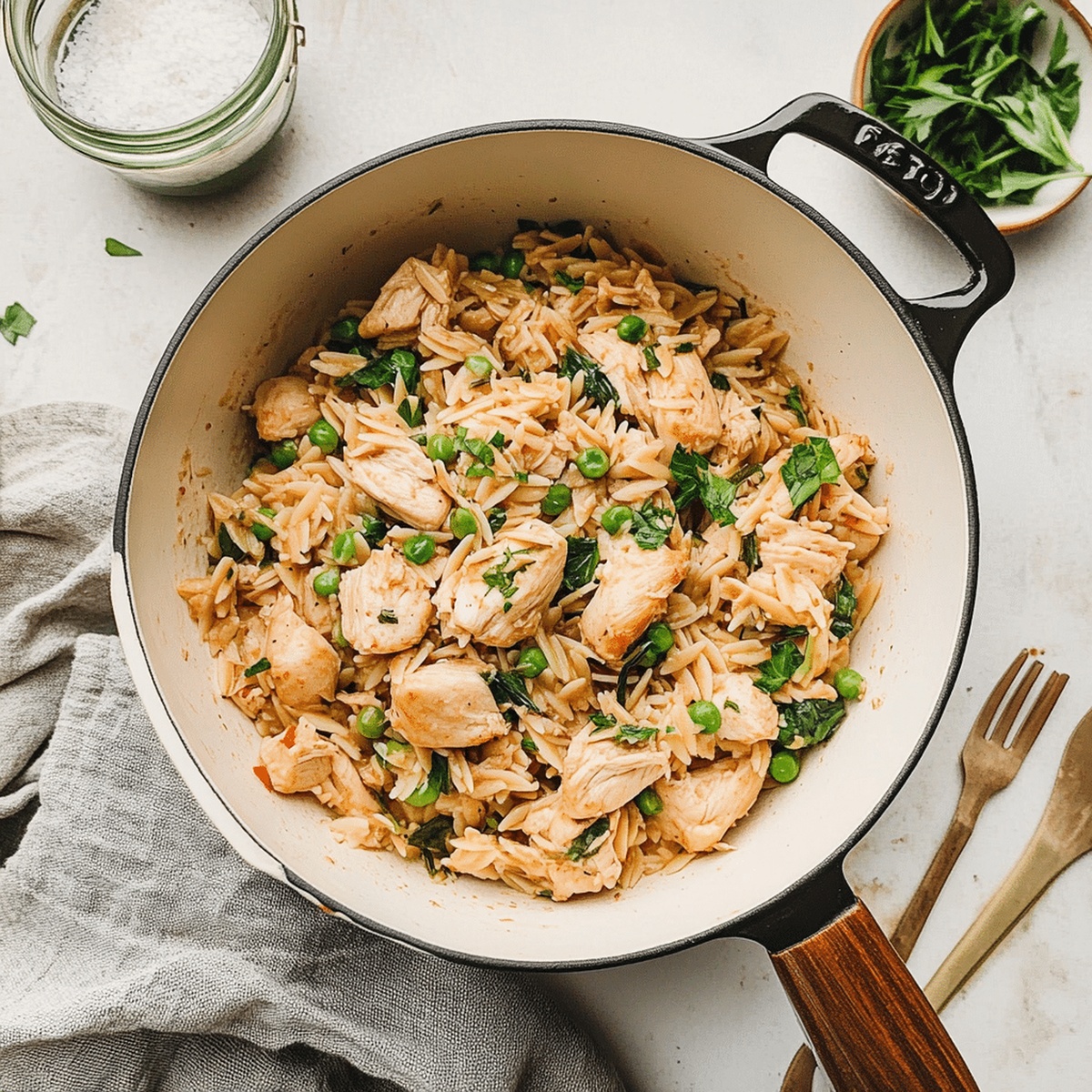 High Protein Chicken Orzo Recipe