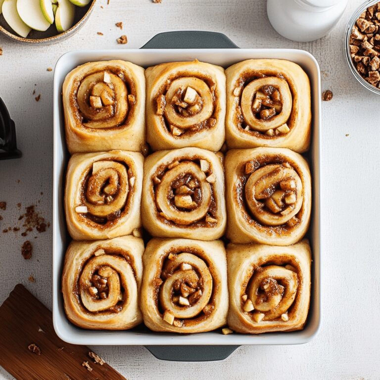 Gooey Apple Cinnamon Rolls Recipe