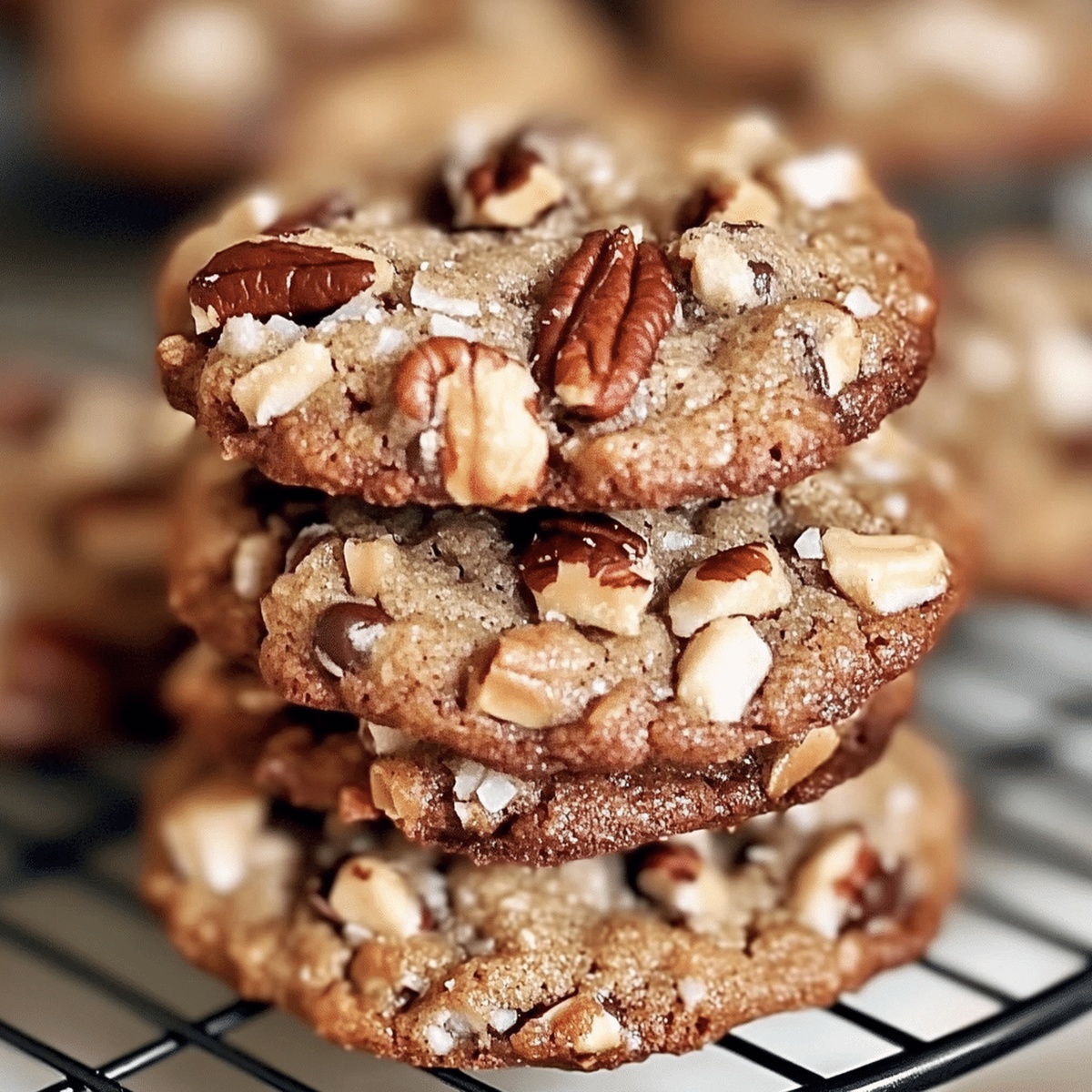 Irresistible Chocolate Pecan Coconut Cookies Recipe