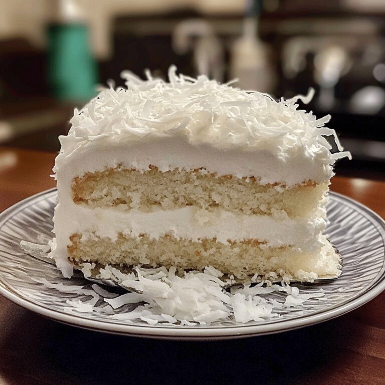 Delicious Creamy Coconut Cake Recipe