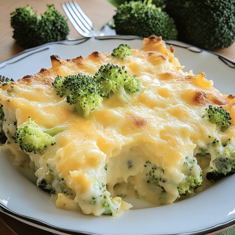 Easy Broccoli Cheese Casserole Recipe