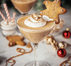 Festive Gingerbread Martini Recipe