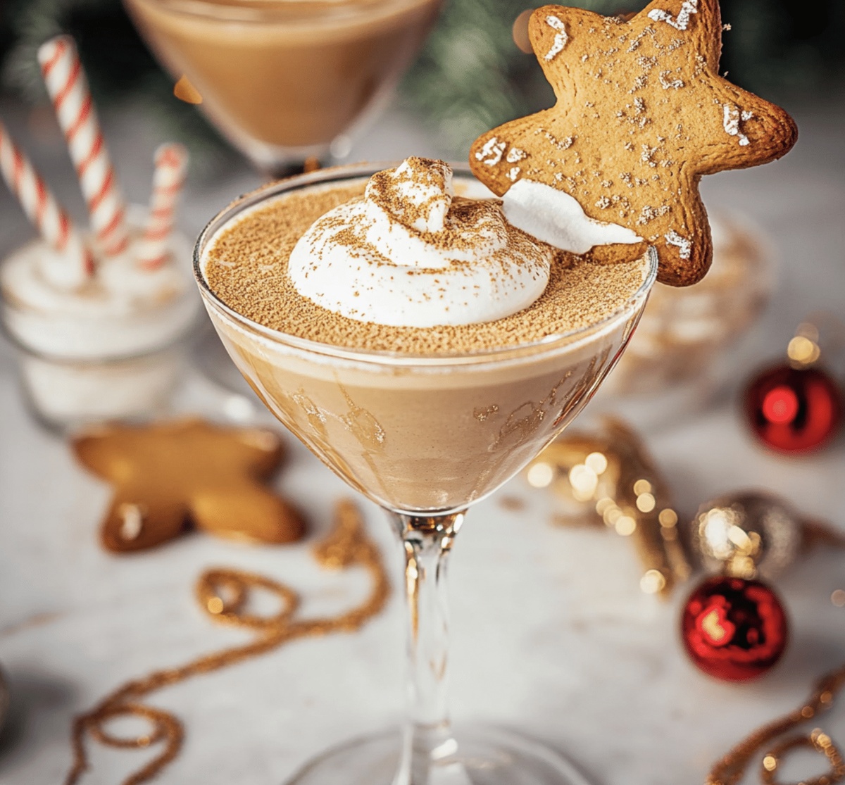 Festive Gingerbread Martini Recipe