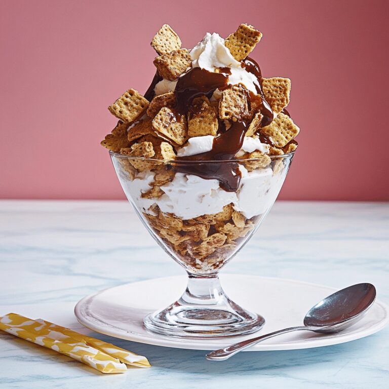 Indulgent Hot Fudge Golden Grahams Parfait Recipe
