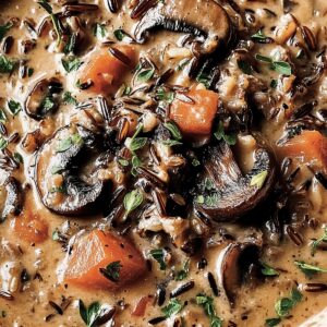Hearty Wild Rice And Mushroom Soup Recipe