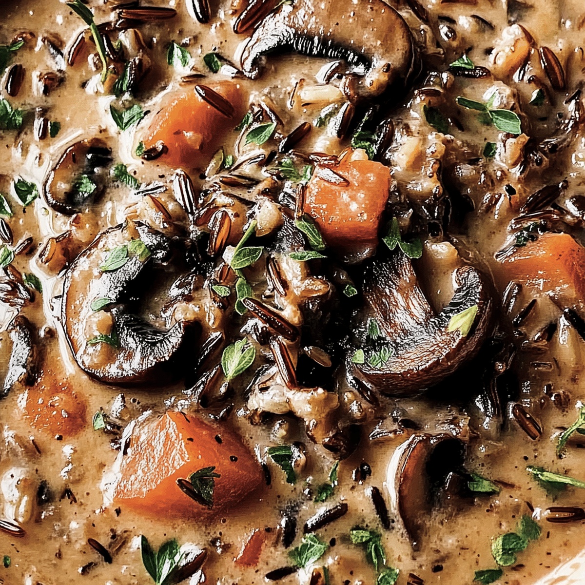 Hearty Wild Rice And Mushroom Soup Recipe