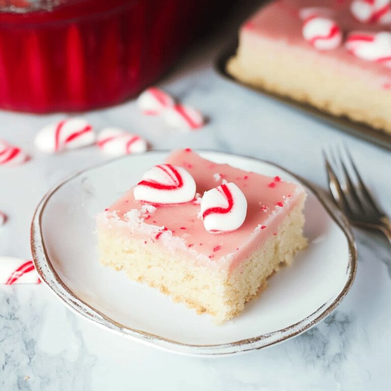Peppermint Sugar Cookie Bars Recipe