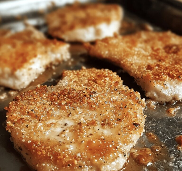 Crispy Parmesan Crusted Pork Chops Recipe