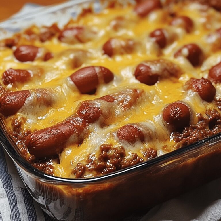 Chili Cheese Dog Casserole Recipe