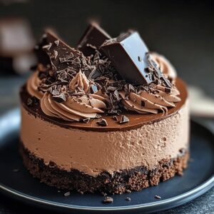 Silky Chocolate Mousse Cake Recipe