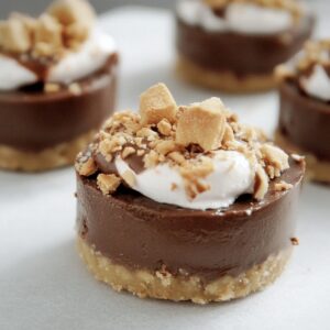 Velvety Mini Nutella Cheesecakes Recipe