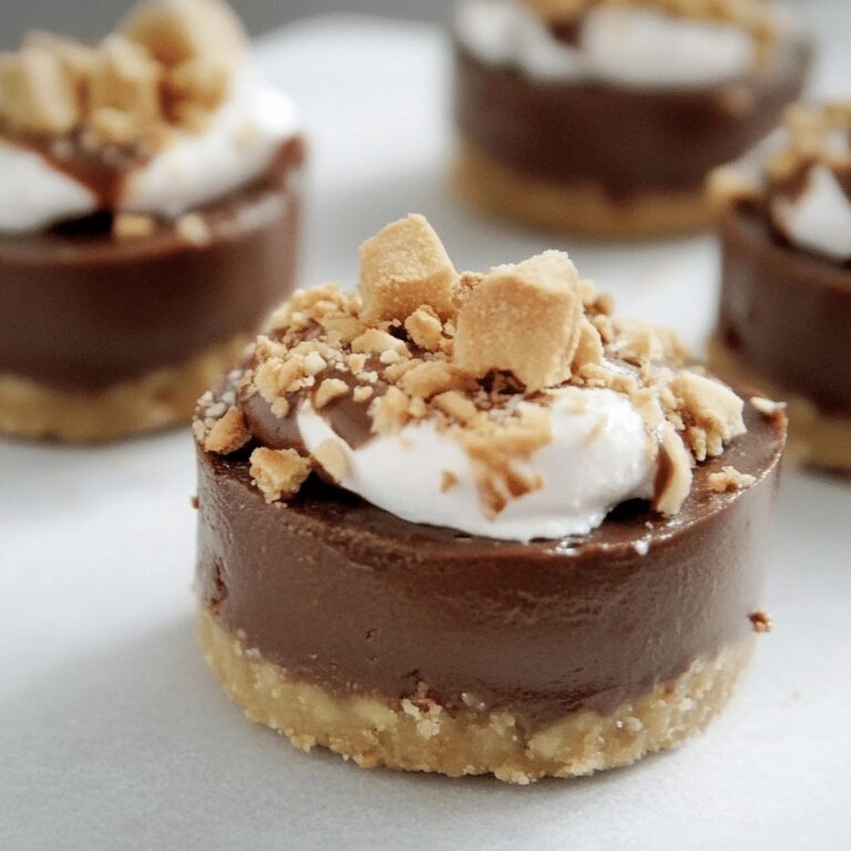 Velvety Mini Nutella Cheesecakes Recipe