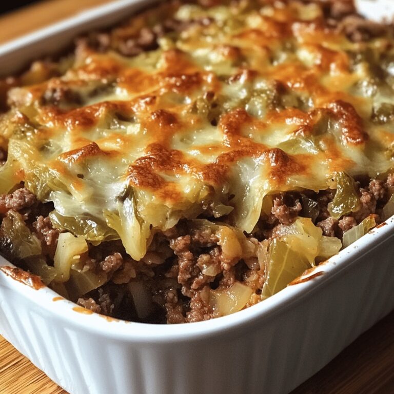 Cabbage Beef Bake Recipe