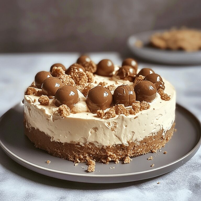 Indulgent Malteser Cheesecake Recipe