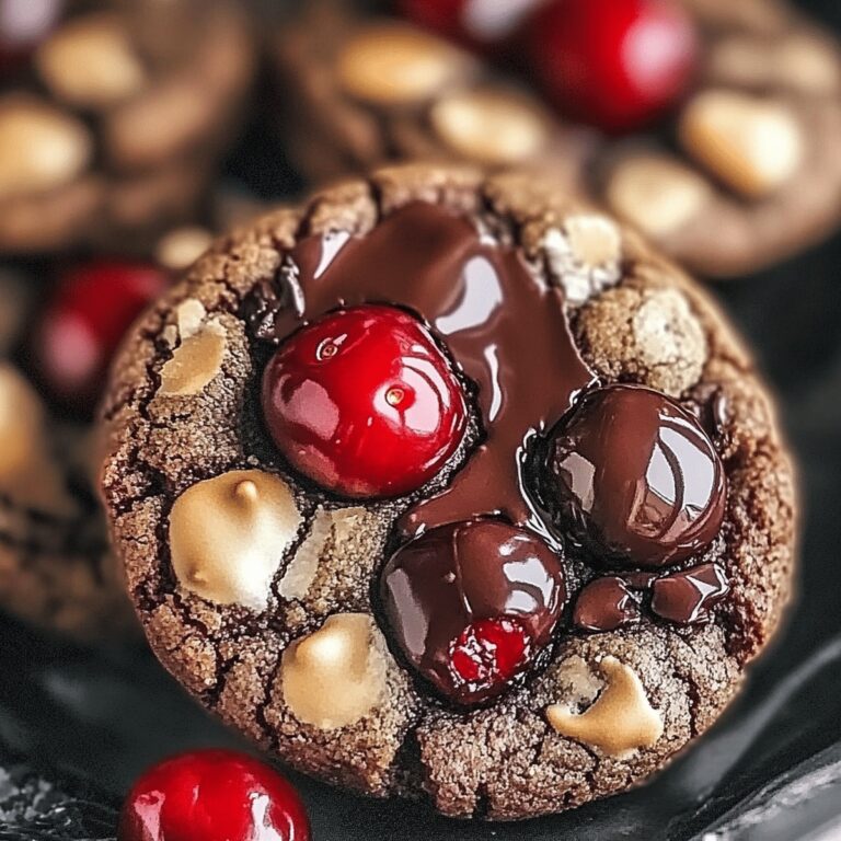 Black Forest Cookies With Cherries And Chocolate Recipe