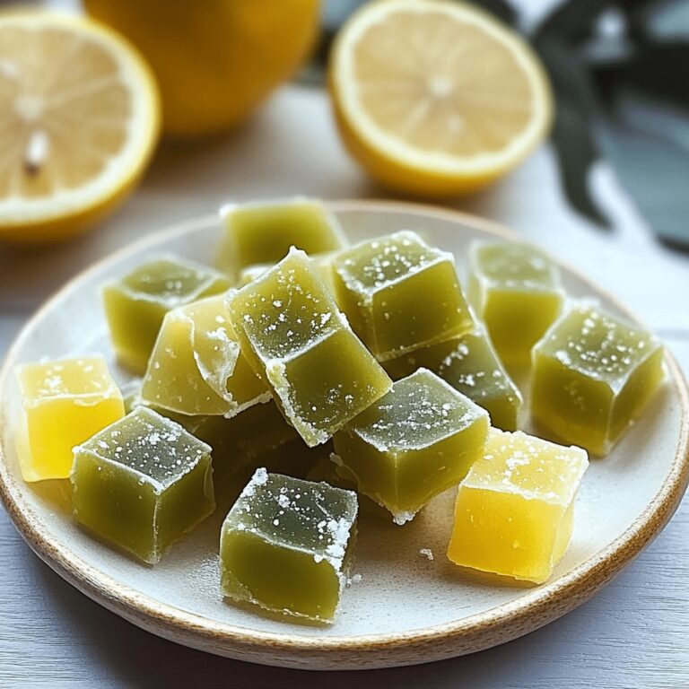 Green Tea, Lemon & Ginger Chews Recipe