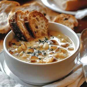 Country French Garlic Soup Recipe