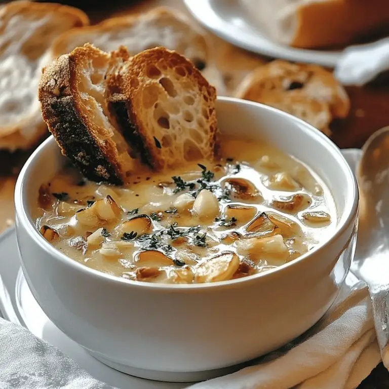 Country French Garlic Soup Recipe