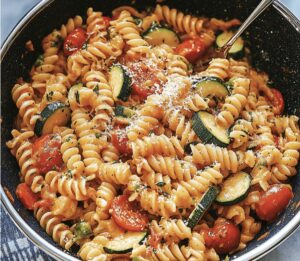 Vibrant Tomato Zucchini Pasta Recipe