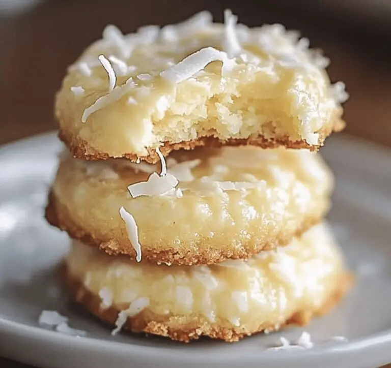 Lemon Coconut Cheesecake Cookies Recipe