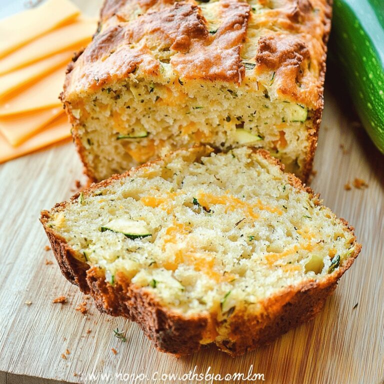 Zucchini Cheddar Cheese Herb Beer Bread Recipe