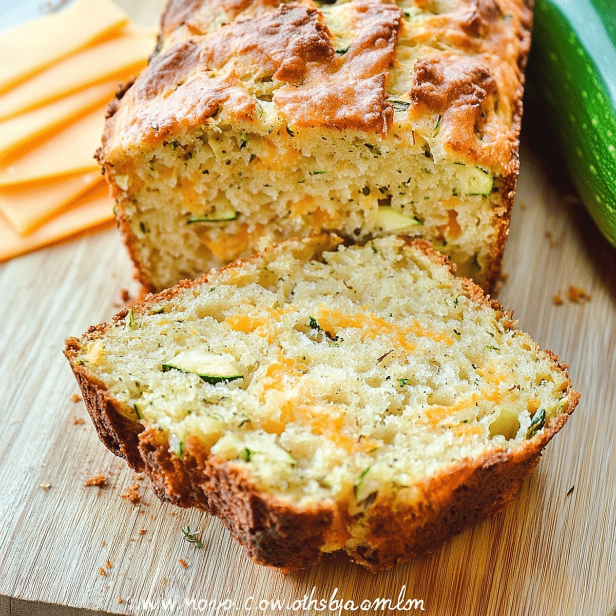 Zucchini Cheddar Cheese Herb Beer Bread Recipe