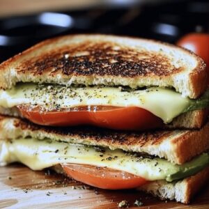 Avocado, Mozzarella, And Tomato Grilled Cheese Recipe