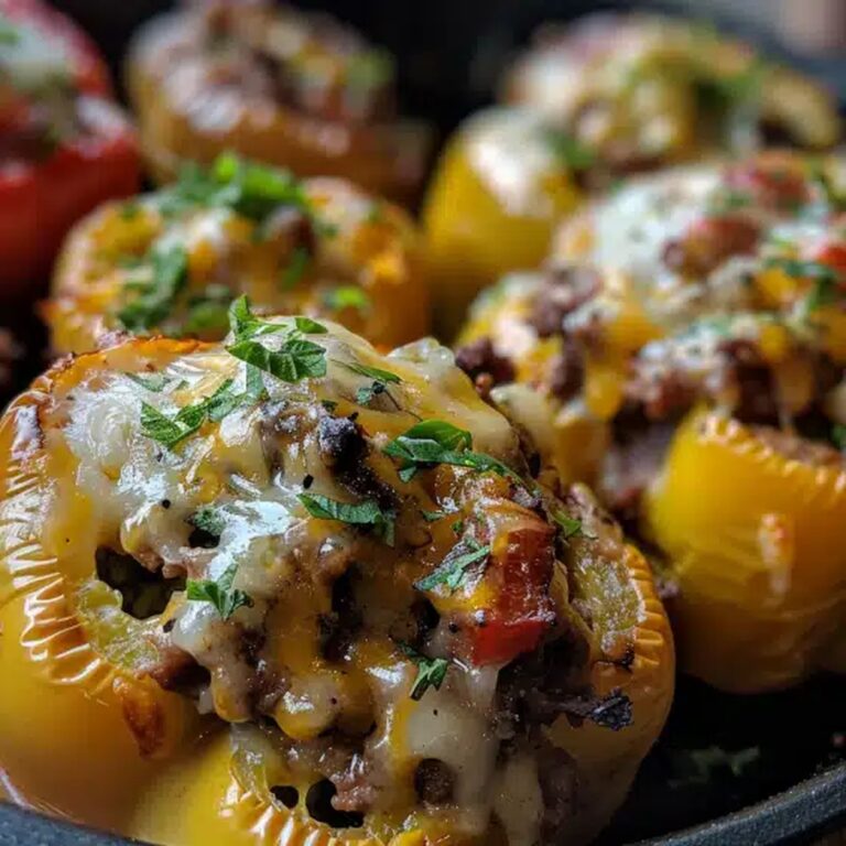 Philly Cheesesteak Stuffed Peppers Recipe