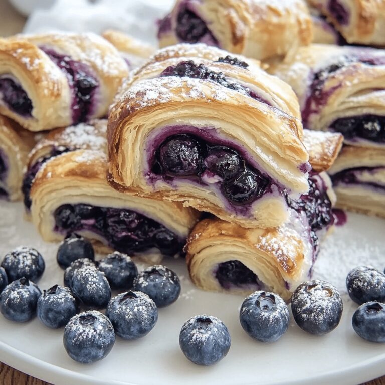 Blueberry Cream Cheese Puff Pastry Recipe