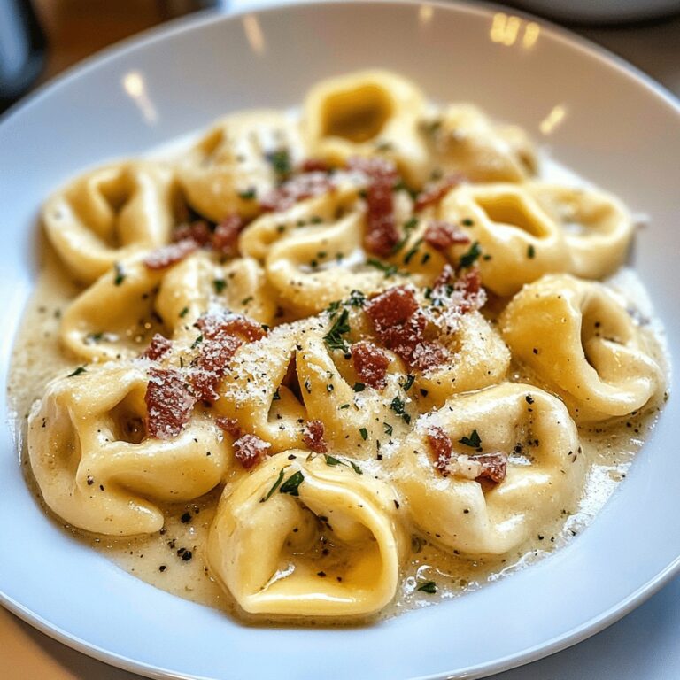 Silky Tortellini Carbonara Recipe