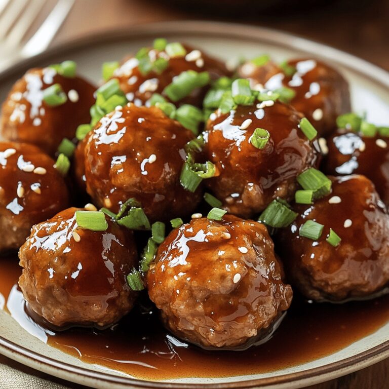 Succulent Honey Garlic Turkey Meatballs Recipe