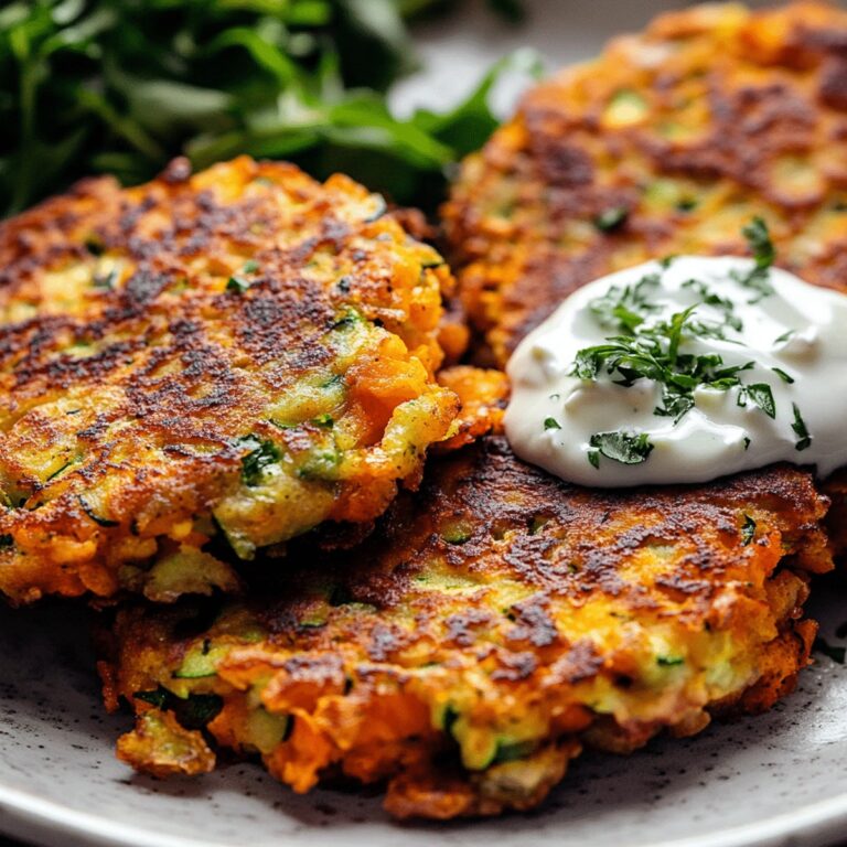 Zucchini & Sweet Potato Fritters Recipe