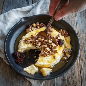 Baked Brie With Honey And Nuts Recipe