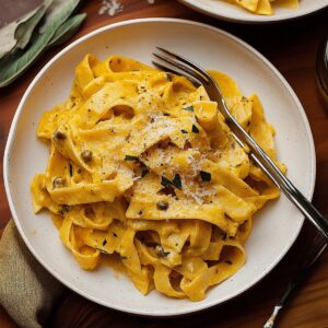 Creamy Cajun Pumpkin Alfredo Pasta Recipe