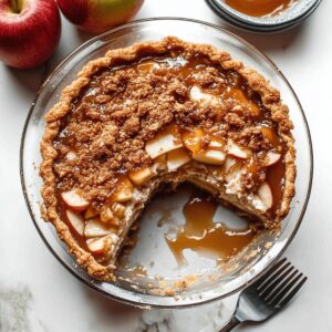 Caramel Apple Cheesecake Pie Recipe