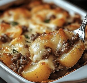 Easy Hamburger Potato Casserole Recipe